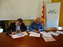 El Consell Comarcal del Pla de l’Estany signa un conveni de col·laboració amb la Unió General de Treballadors de Catalunya Comarques Gironines  